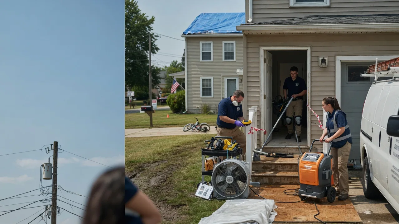 Water Damage Repair in Bunker Hill, KS near me